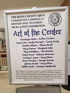 Hays County Art Committee Reception - Spring 2020