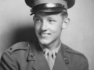 Lt. Bill Johnson of the US Marine Corps served on Iwo Jima in World War II.  He will be in attendance at the Screening.